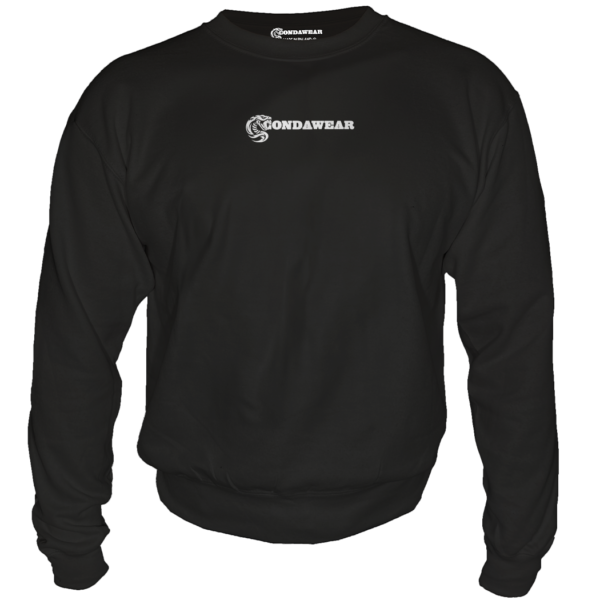 Black condawear Signature Sweatshirt Front