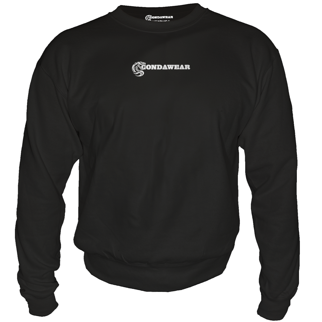 Black condawear Signature Sweatshirt Front