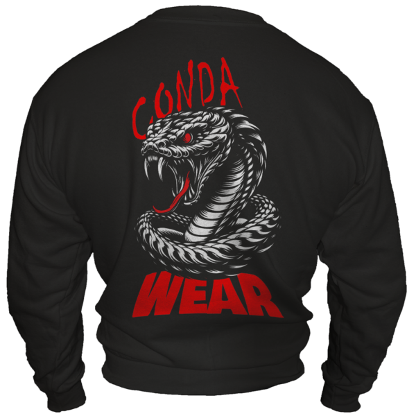 Black condawear Sweatshirt Back Shadow Fang