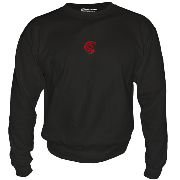 Black condawear Sweatshirt Front Shadow Fang