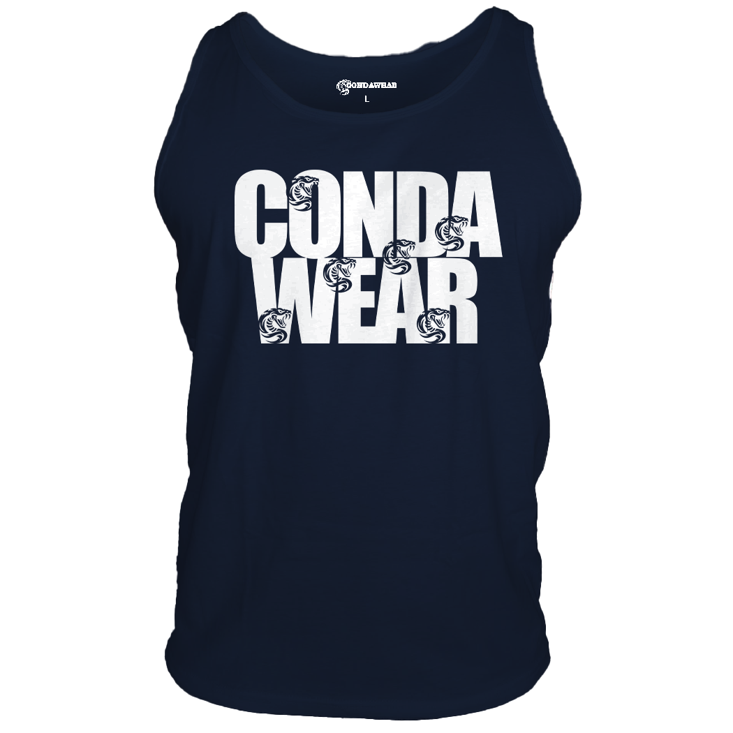 Condawear Strike Navy Tank top Front