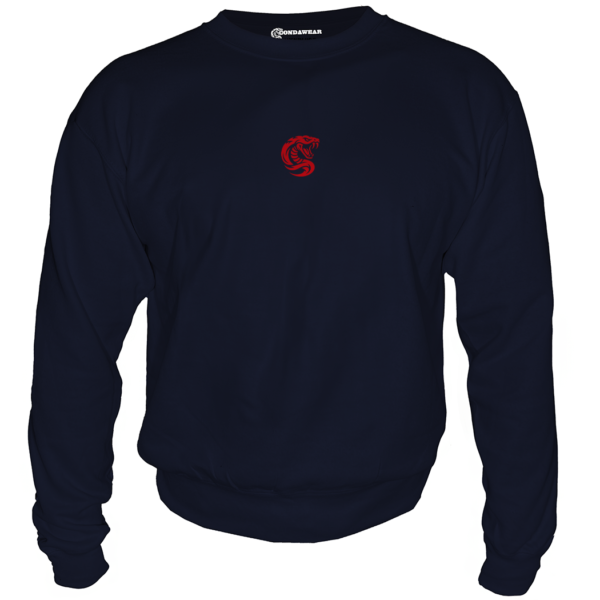 Navy condawear Sweatshirt Front Shadow Fang