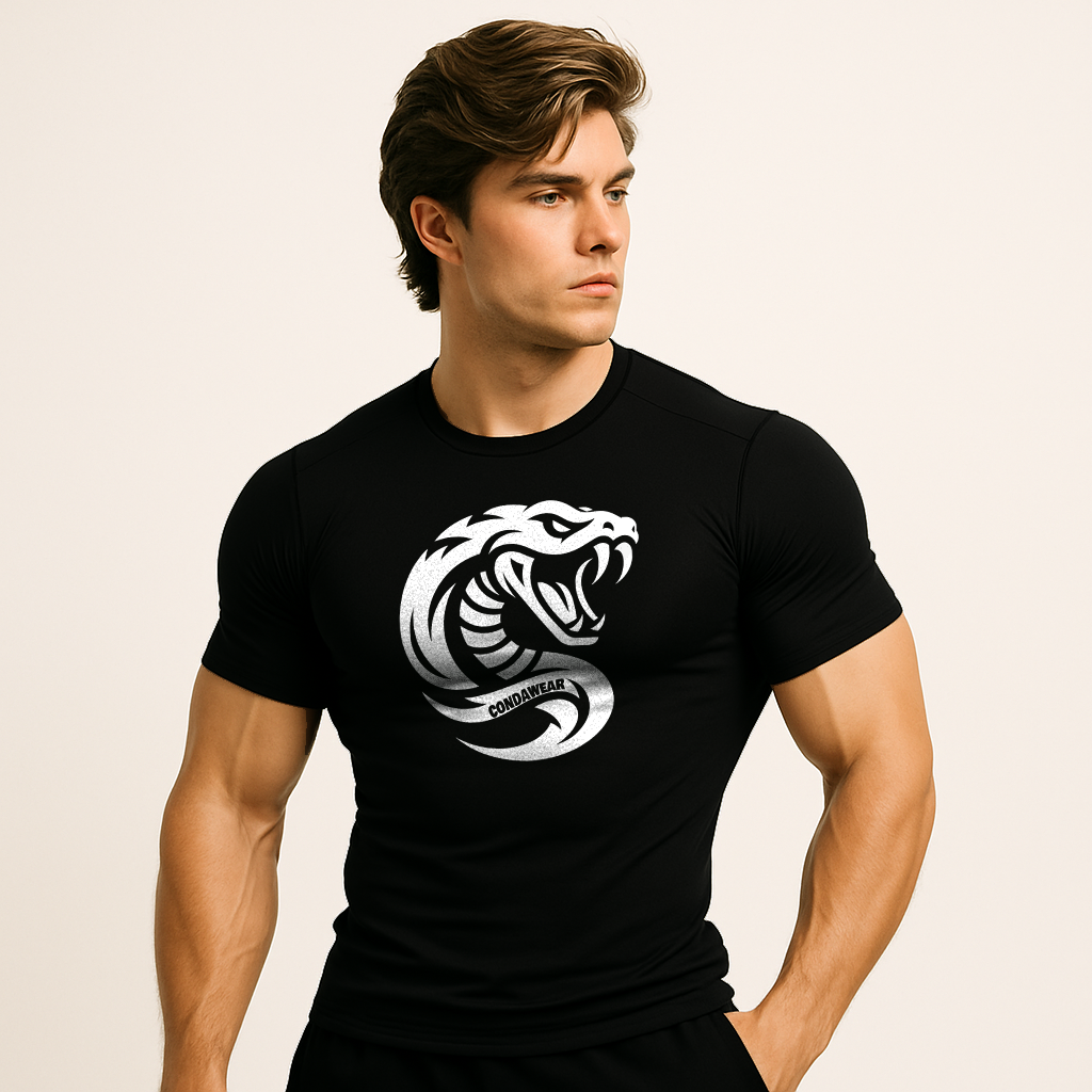 Combat Compression T shirt photoshoot Front